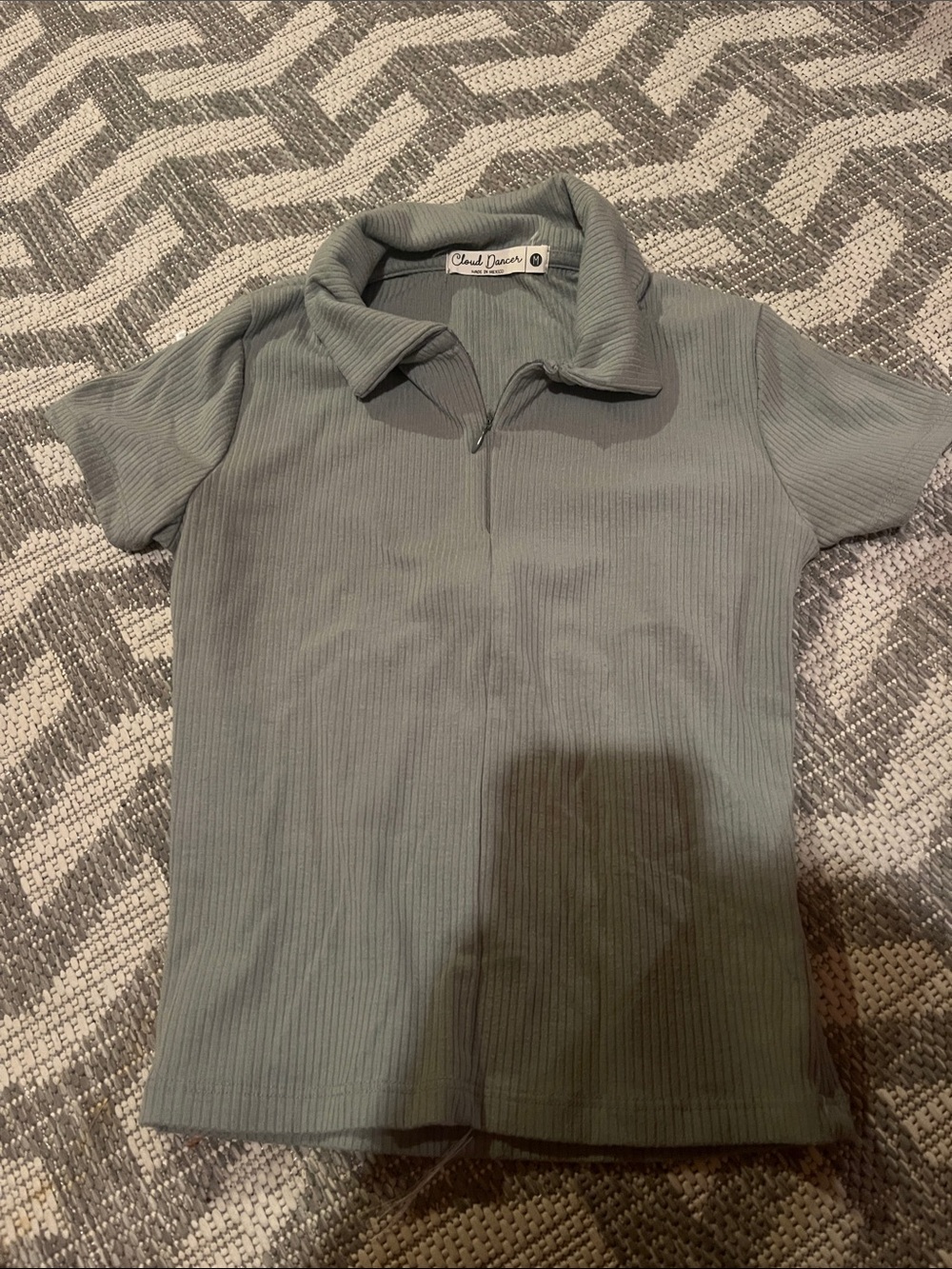 Ribbed Short-Sleeve - Sage Green